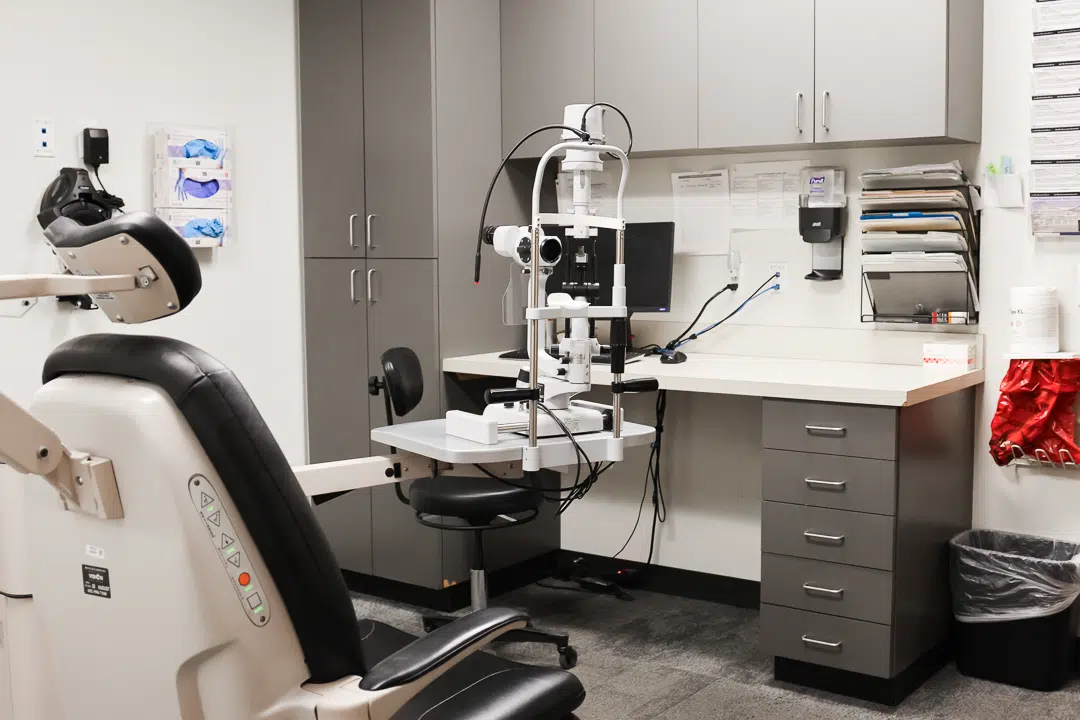Photo of an exam room in an RCA clinic.